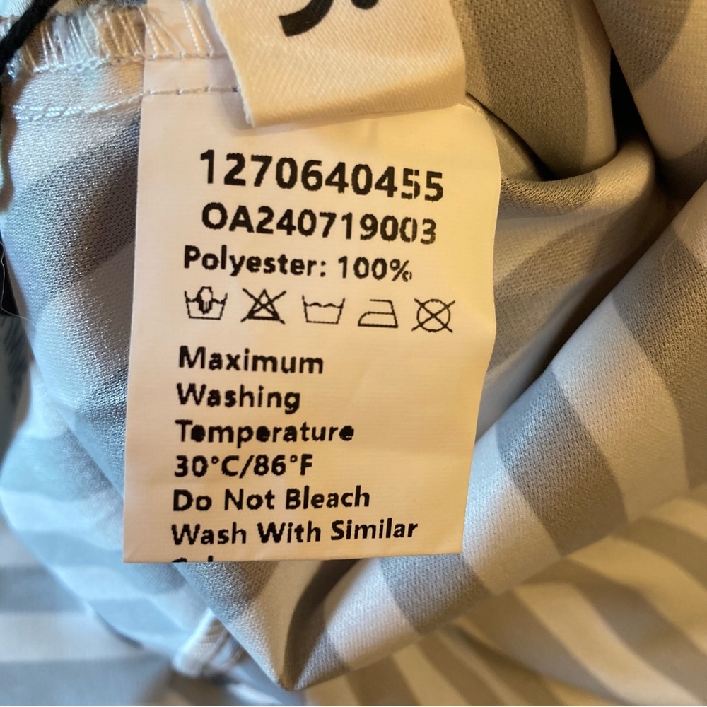 COMMENSE Brown White Stripe Maxi Dress NWT - Picture 5 of 8